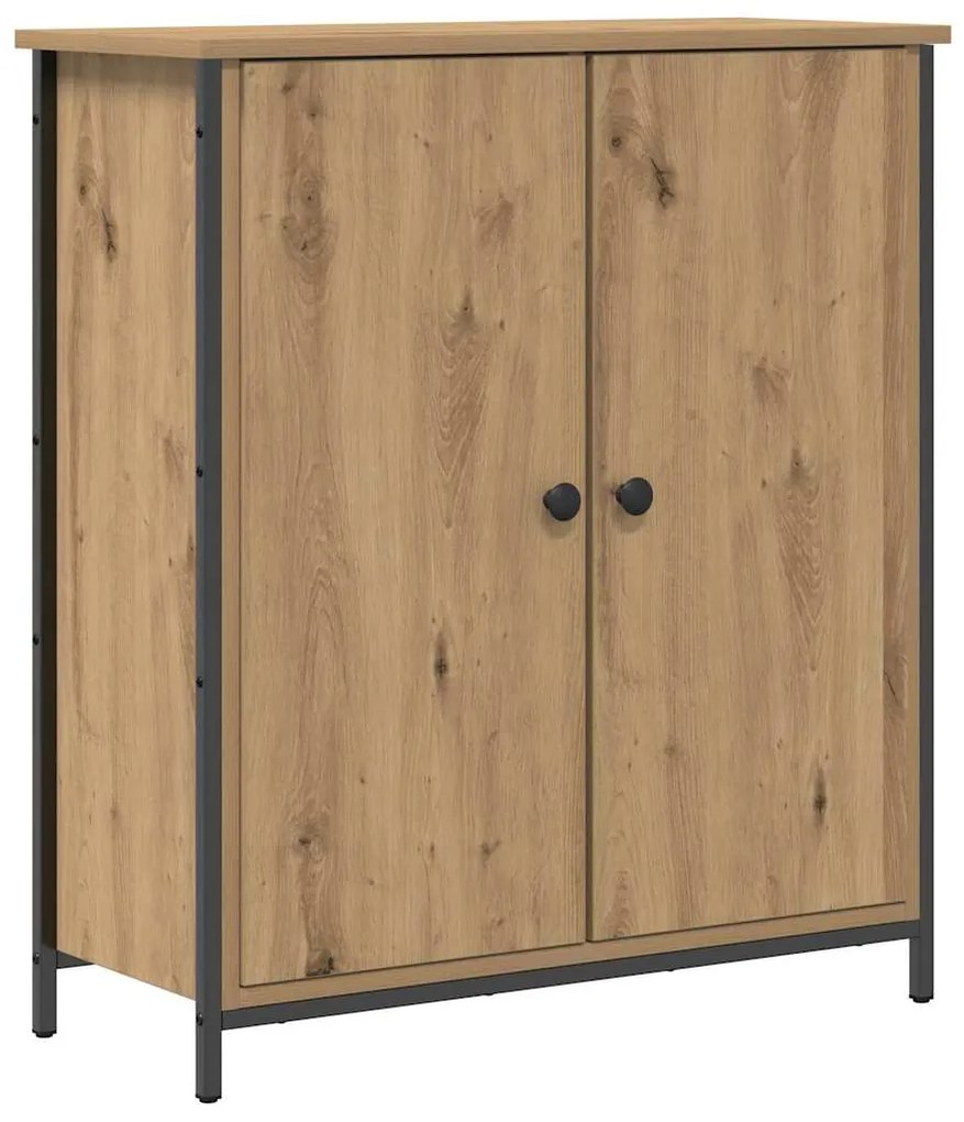 vidaXL Πλαϊνό γραφείο artisan δρυς 70 x 30 x 80 εκ. Επεξεργασμένο ξύλο