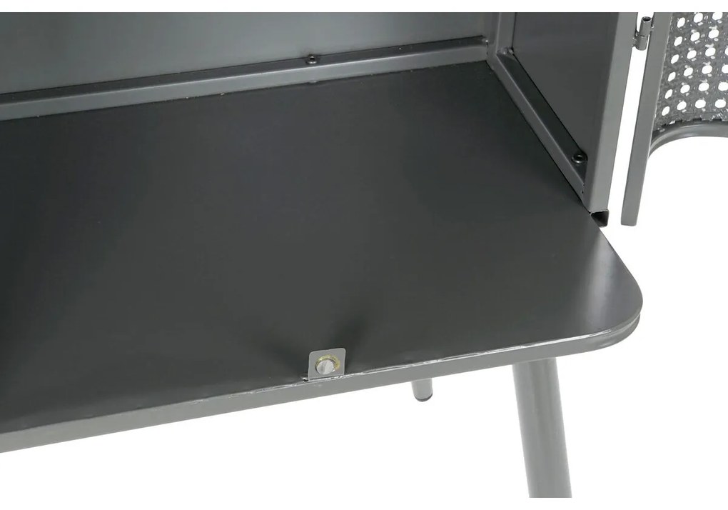 Ράφια DKD Home Decor Φυσικό Γκρι Μέταλλο Ξύλο 2 Ράφια (79 x 39 x 133 cm)