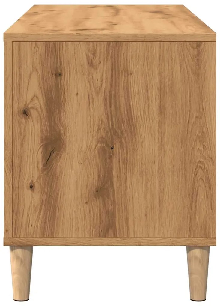 vidaXL Έπιπλο Δίσκων τεχνίτης Δρυς 100x38x48 εκ από Επεξεργασμένο Ξύλο