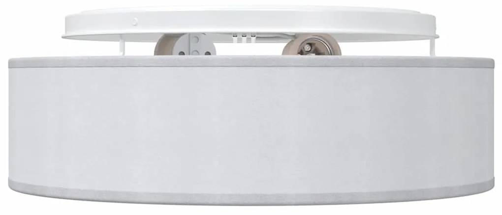 vidaXL Λάμπα Οροφής Γκρι 38 x 13.5 εκ. ύφασμα