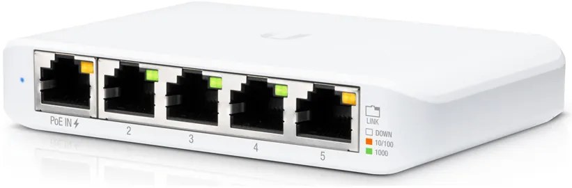 UBIQUITI UniFi Switch USW-Flex-Mini, 5-Port Gigabit, 10/100/1000 Mbps