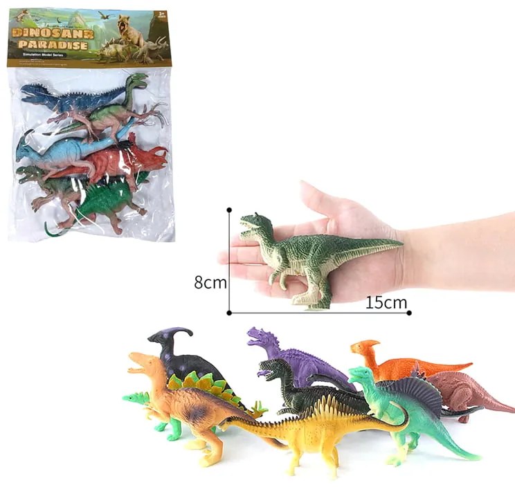 Παιχνίδι Δεινόσαυροι σε Σακουλάκι 6τμχ 3+ - Dinosaur Paradise