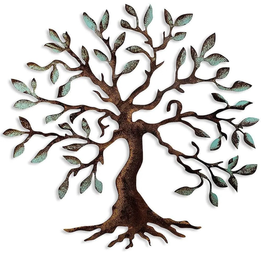 Διακοσμητικό Τοίχου Tree 891TNL2427 60x60cm Multi Wallity Μέταλλο