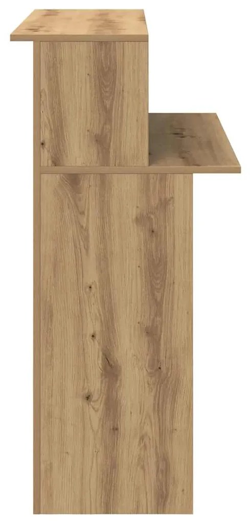 vidaXL Γραφείο υποδοχής 100x50x103,5 εκ. Επεξεργασμένο Ξύλο