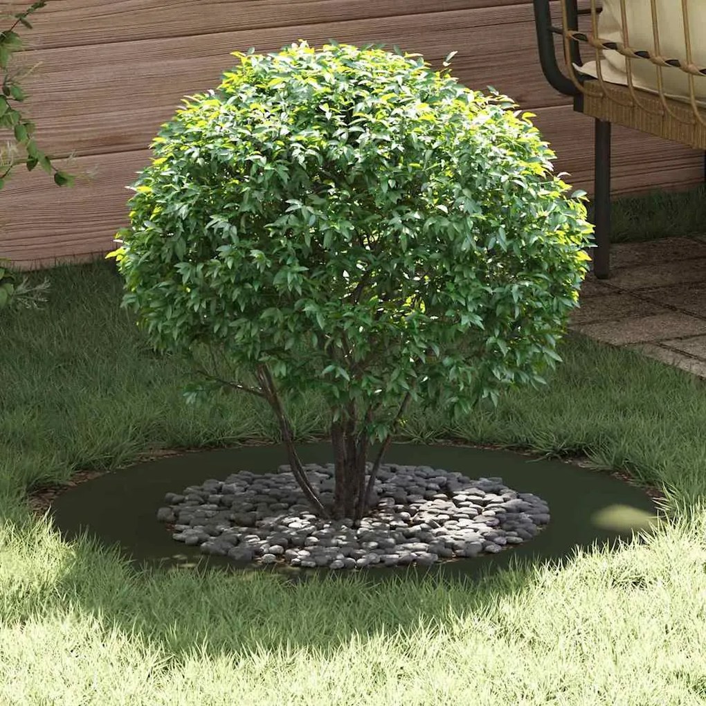 vidaXL Φλατ Δαχτυλίδια Δέντρων 5 pcs Λαδί Ø30 / 60 εκ. Ατσάλι