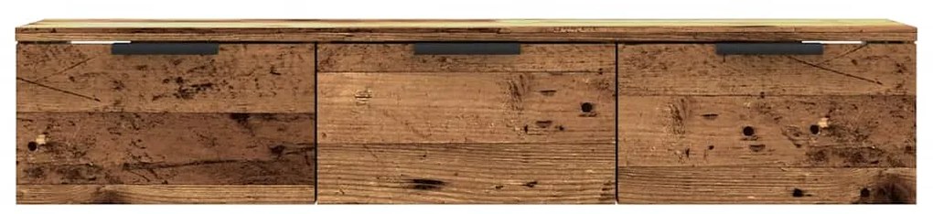 vidaXL ντουλάπι τοίχου  Παλιό ξύλο 102x30x20 cm Κατασκευασμένο ξύλο