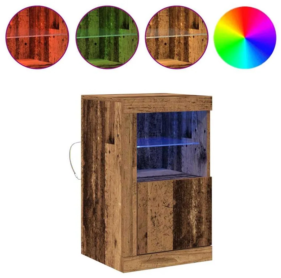 vidaXL Βοηθητικό ντουλάπι Παλαιό ξύλο 41 x 37 x 67 εκ