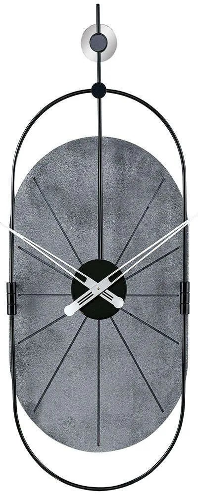 Ρολόι Τοίχου Sntr 902LMN1239 29x77cm Multi-Silver Wallity Mdf,Μέταλλο