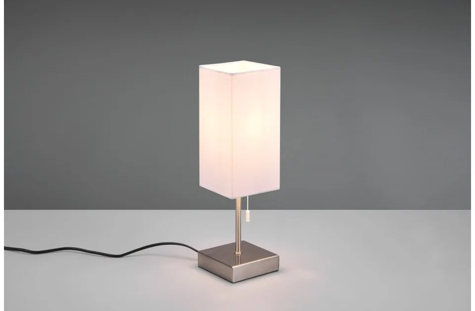 Επιτραπέζιο Φωτιστικό E27 25W IP20 Ole R51061007 Trio Lighting-R51061007-Νίκελ Ματ R51061007