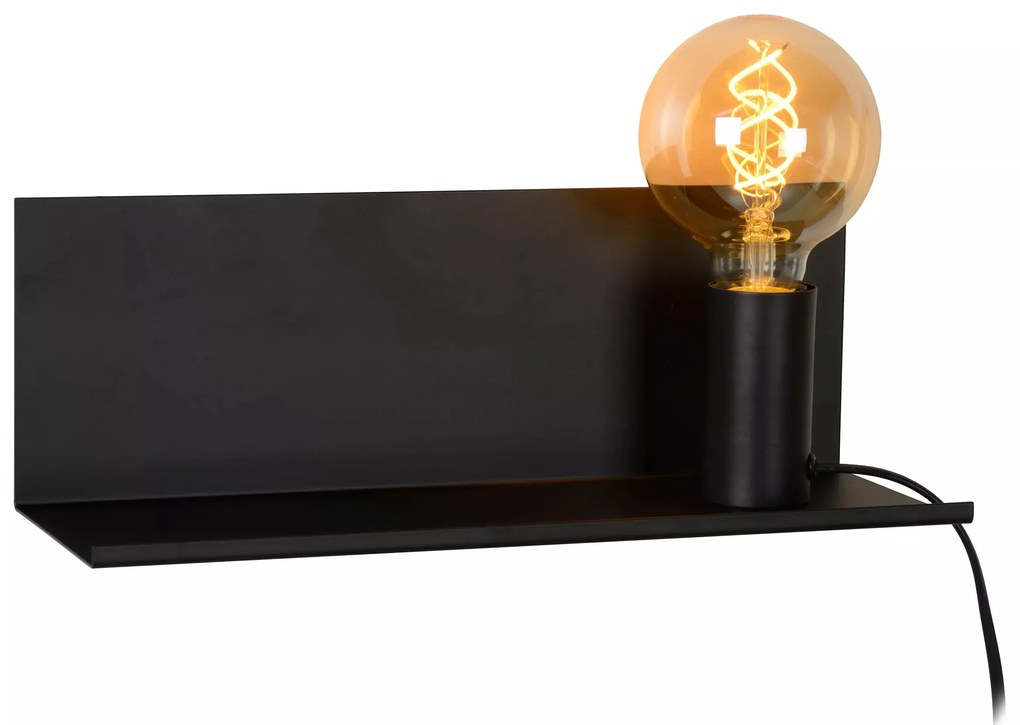 Φωτιστικό Επίτοιχο Lucide 06218-01-30 SEBO Μαύρο Ματ (Black Mat)