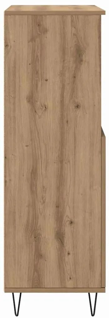vidaXL Highboard Καφέ 60 x 36 x 110 εκ. Επεξεργασμένο ξύλο