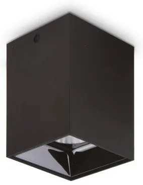 Σποτ Φωτιστικό Οροφής LED 15W Μαύρο 3000K 7x7cm Nitro 206028 Ideal Lux 206028