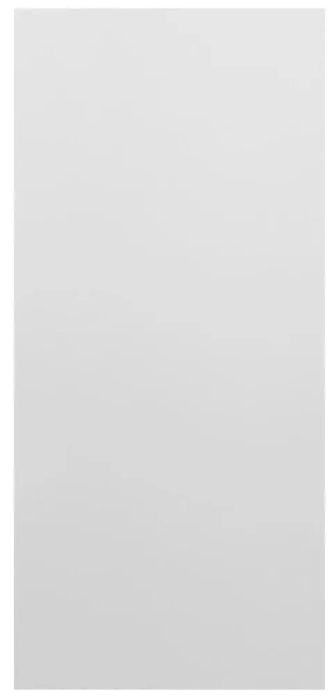 Ραφιέρα/Βιβλιοθήκη Γυαλιστερό Λευκό 66x30x130 εκ. Επεξ. Ξύλο - Λευκό