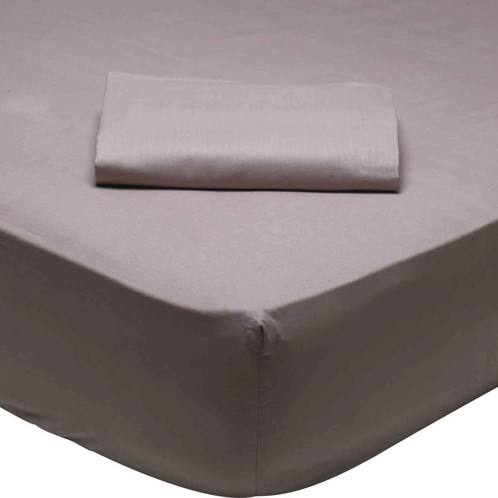 Σεντόνι 1003 Με Λάστιχο Best Colors Wenge Das Home Υπέρδιπλo 170x200cm Με Λάστιχο 100% Cotton
