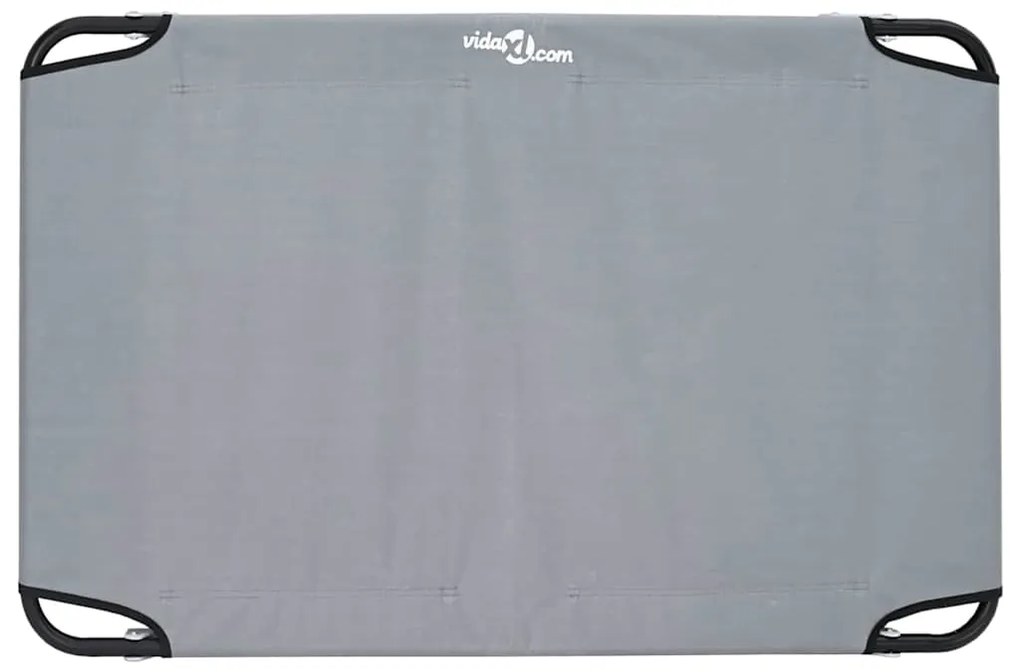 vidaXL Κρεβάτι Σκύλου Ανοιχτό γκρι 105 x 65 x 18 εκ.
