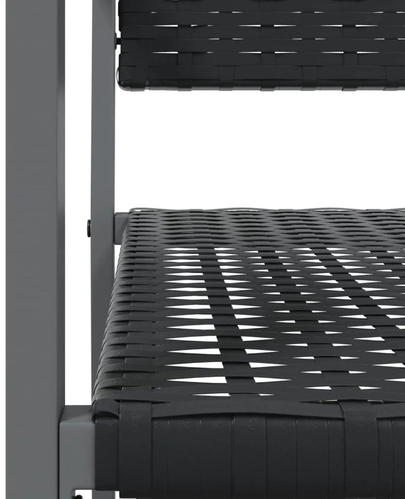 vidaXL Σετ Τραπεζαρίας Κήπου 5 Τεμαχίων από Συνθετικό Ρατάν / Ατσάλι