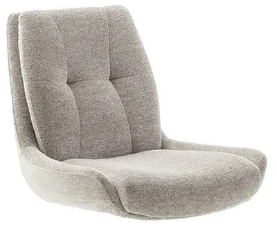 Bali Καρεκλα Relax Μαύρη + Υποπόδιο 83x86x102 cm