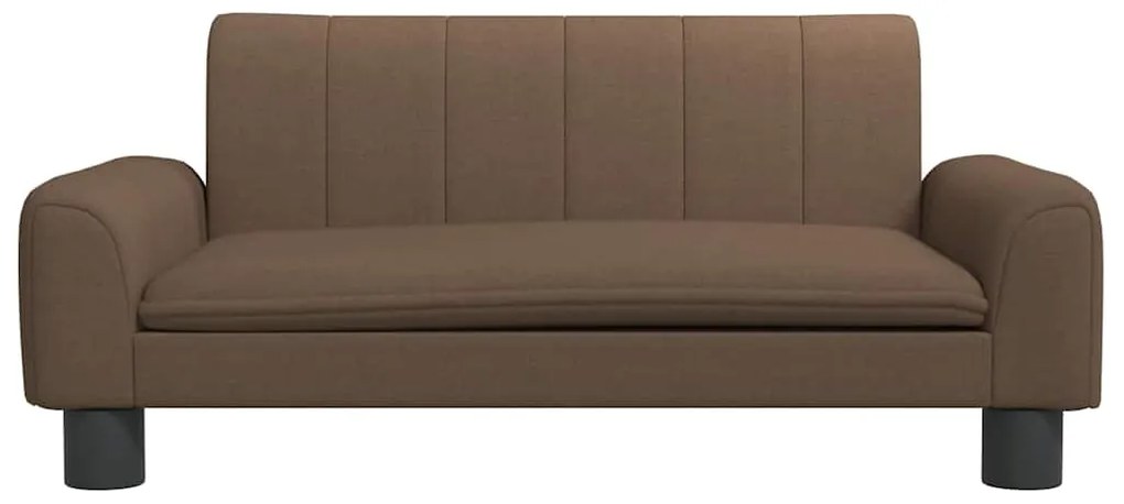 vidaXL Καναπές Παιδικός Καφέ 70 x 45 x 30 εκ. από Ύφασμα