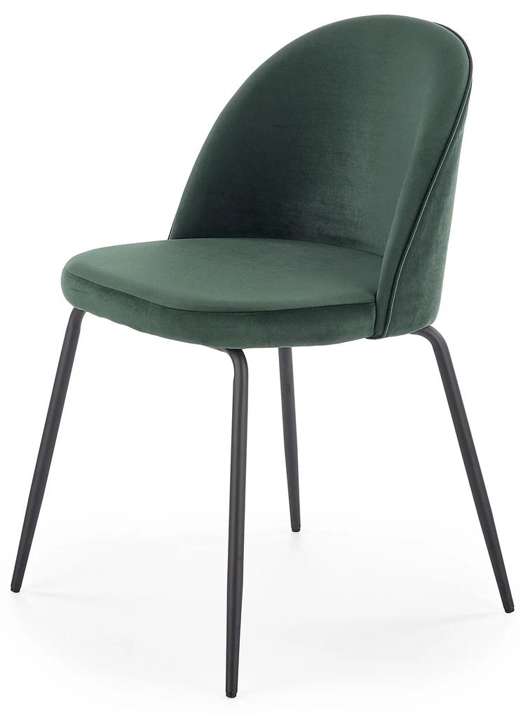 60-21029 K314 chair, color: dark green DIOMMI V-CH-K/314-KR-C.ZIELONY, 1 Τεμάχιο