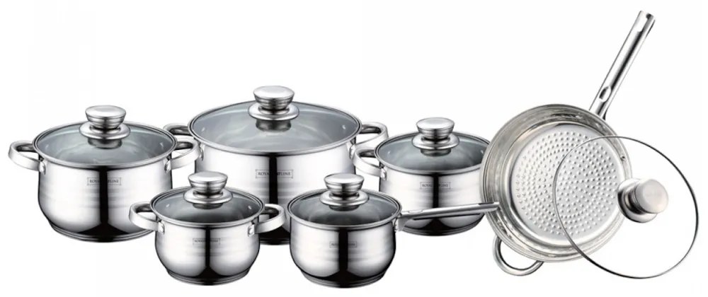 Σετ Μαγειρικής Royalty Line 12 τμχ Inox RL-1231