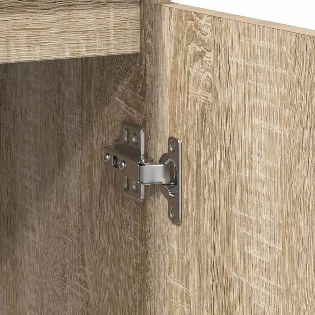 Συρταριέρα με Συρτάρια Sonoma Δρυς 71x35x65 εκ. από Επεξ. Ξύλο - Καφέ