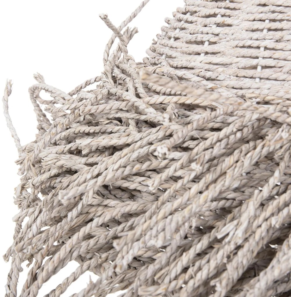 Φωτιστικό Οροφής Κρεμαστό C4349 Seagrass σε Whitewash χρώμα Φ50x25-135Υεκ. 50x50x135 εκ.