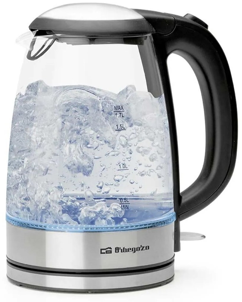 Βραστήρας Orbegozo KT6045 Μαύρο Πλαστική ύλη 2200 W 1,7 L