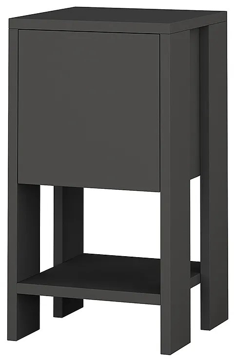 ΚΟΜΟΔΙΝΟ EMA MEGAPAP ΧΡΩΜΑ ΑΝΘΡΑΚΙ 30X30X55ΕΚ.