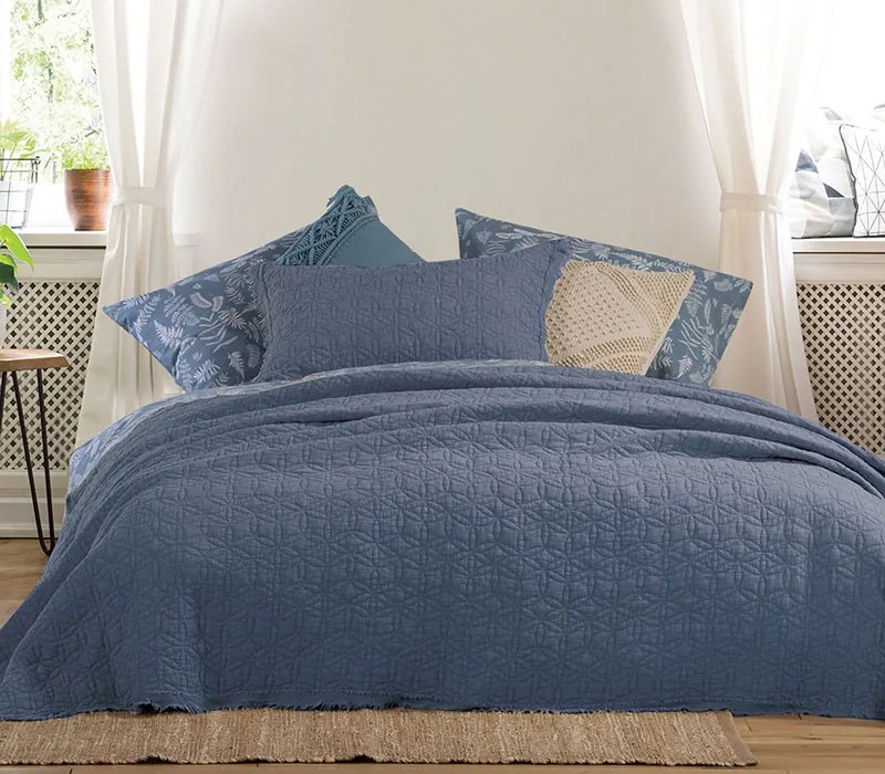 Σετ Μαξιλαροθήκες Laren Blue 2x(52x72) - Nef-Nef Homeware