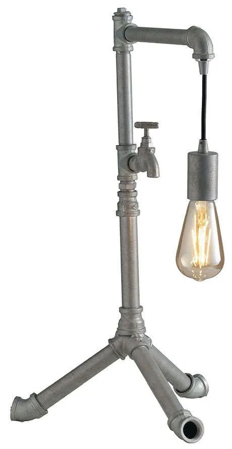 Φωτιστικό Επιτραπέζιο I-Amarcord-L1 ZN Grey Luce Ambiente Design Metal