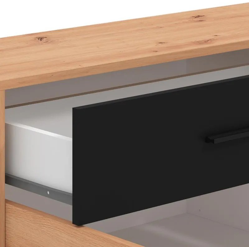Κομότα Varadero 3K1F Artisan Oak - Μαύρο 119x33x80,5 εκ. 119x33x80.5 εκ.