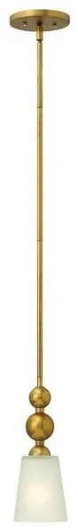 Κρεμαστό Φωτιστικό Οροφής 1xE27 Zelda Elstead Lighting HK-ZELDA-P-A-VS Ορείχαλκος