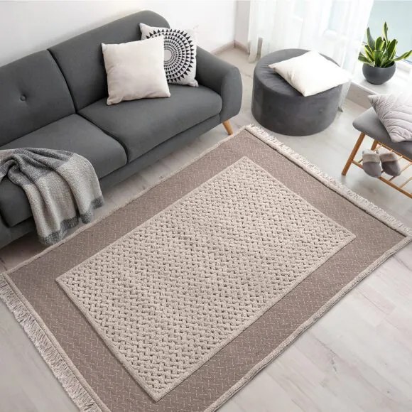 Beauty Home Χαλί Noir Art 9435 165x230 Beige Μπεζ