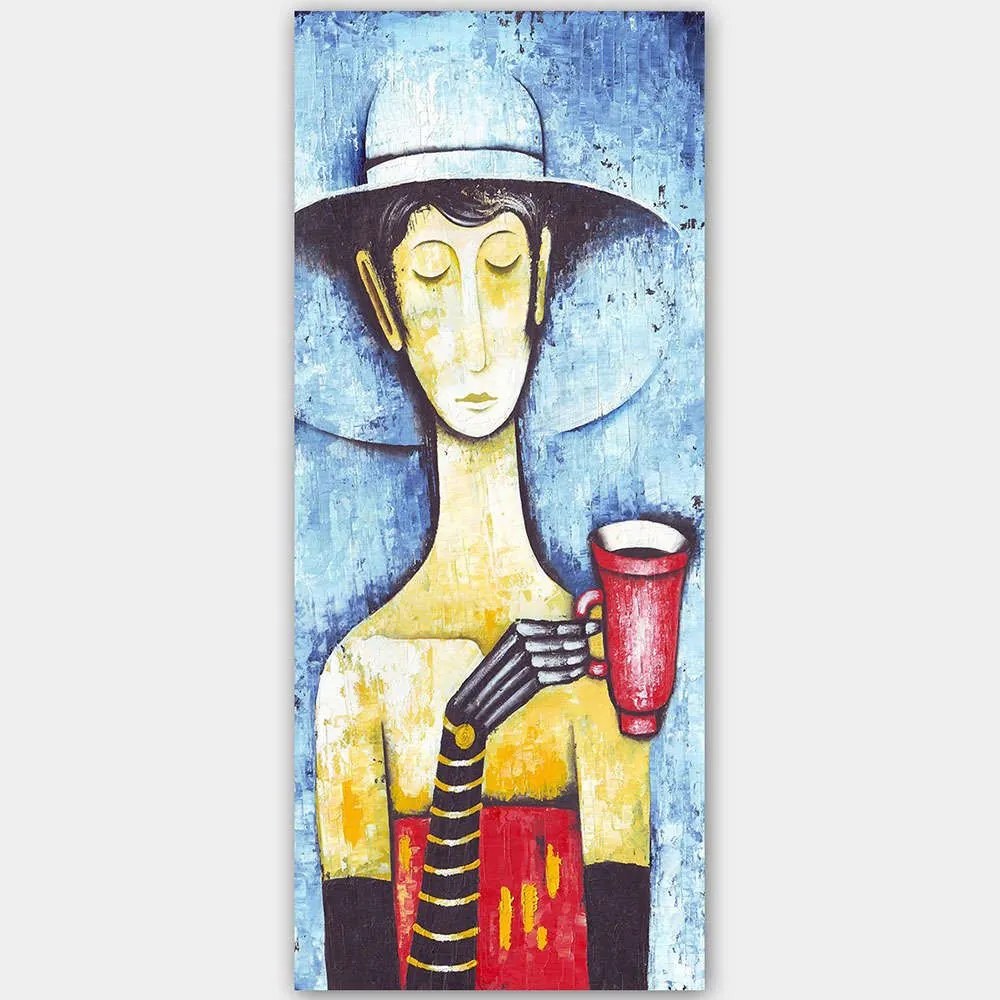 Πίνακας Καμβάς 451ERN1967 50x120cm Multi Wallity Κάθετοι Wood, Canvas