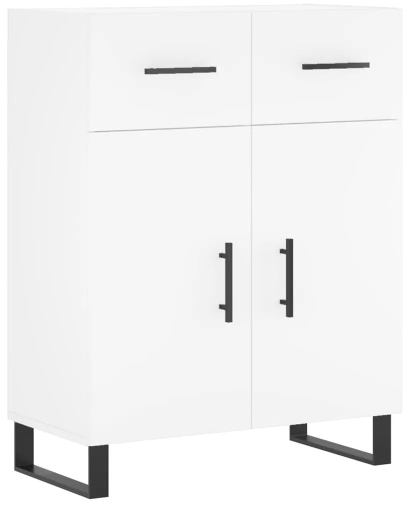 vidaXL Ντουλάπι Λευκό 69,5x34x180 εκ. από Επεξεργασμένο Ξύλο