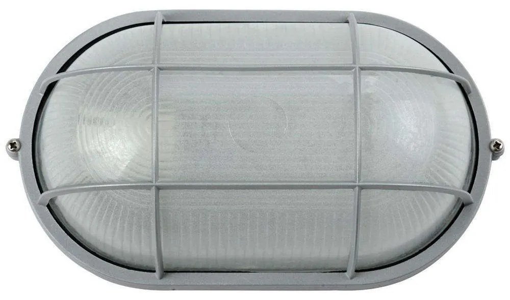 Φωτιστικό Τοίχου VK/01002/G 28,3x14x16,2cm E27 60W IP44 Grey VKLed