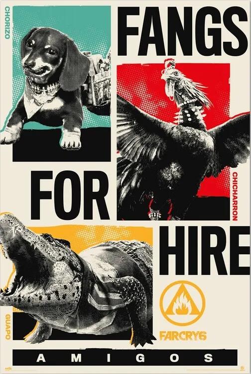 Αφίσα Far Cry 6 - Fangs for Hire, (61 x 91.5 cm)