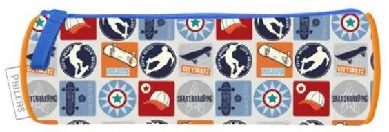 Bagtrotter κασετίνα βαρελάκι &quot;Phileas City Skate&quot; 22x7x7εκ.  τμχ.