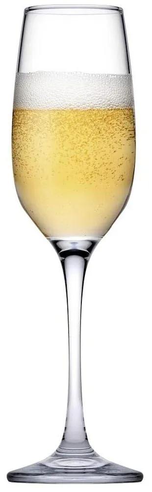 Ποτήρι Σαμπάνιας Amber SP440295G6 Φ6,6x22,8 200ml Clear Espiel Γυαλί