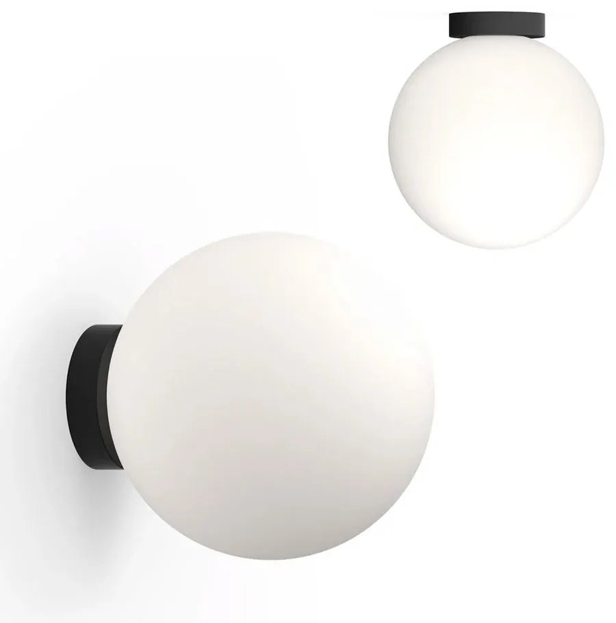 Φωτιστικό Τοίχου Bola Sphere Flush 16 10939 40,5x13,5cm Dim Led 1625lm 20W Black Pablo Designs