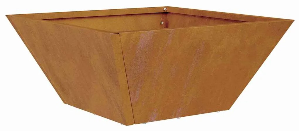 vidaXL Γλάστρα Κήπου 35x35x15 εκ από ανοξείδωτο ατσάλι