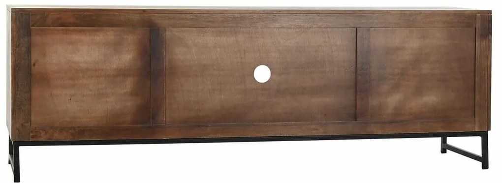 Τηλεόραση DKD Home Decor 180 x 40 x 60 cm Μαύρο Μέταλλο Λευκό Ξύλο από Μάνγκο