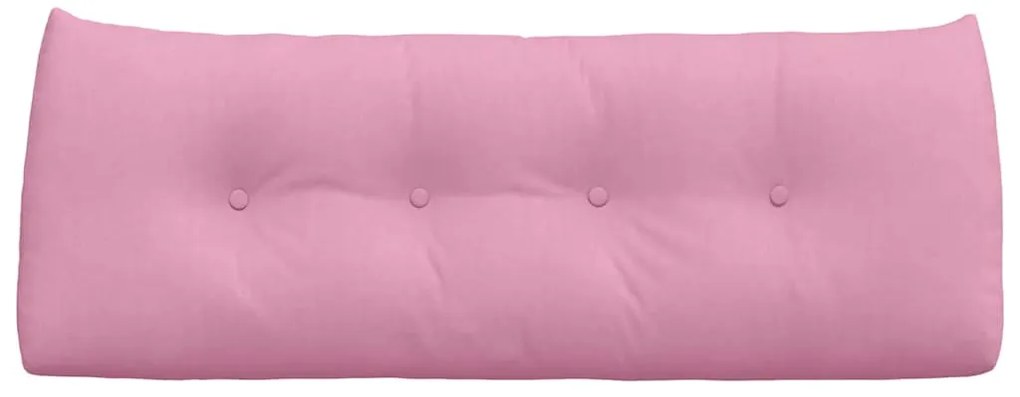 vidaXL Μαξιλάρι Πλάτης Ροζ 120 x 24 x 50 εκ ύφασμα