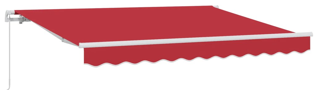 vidaXL Σκηνίτσα Αναδιπλούμενη Κόκκινο 350 x 200 cm
