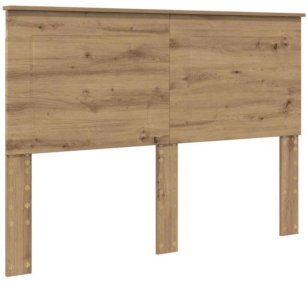 vidaXL Κεφαλάρι με κεφαλάρι Artisan Oak 160 cm Επεξεργασμένο ξύλο