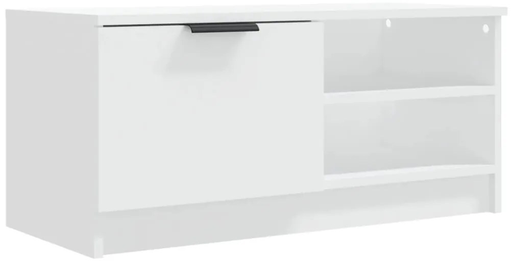 vidaXL Έπιπλο Τηλεόρασης Λευκό 80x35x36,5 εκ. Επεξεργασμένο Ξύλο