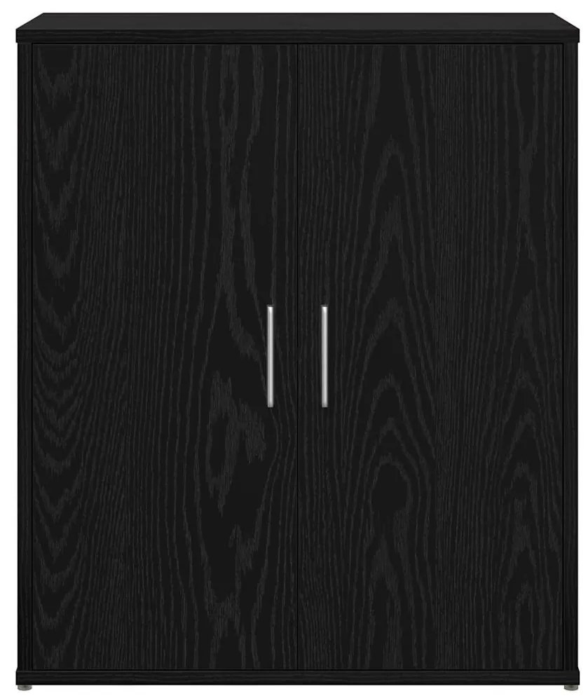vidaXL Highboard 2 pcs Μαύρη δρυς 60 x 31 x 70 εκ Επεξεργασμένο ξύλο