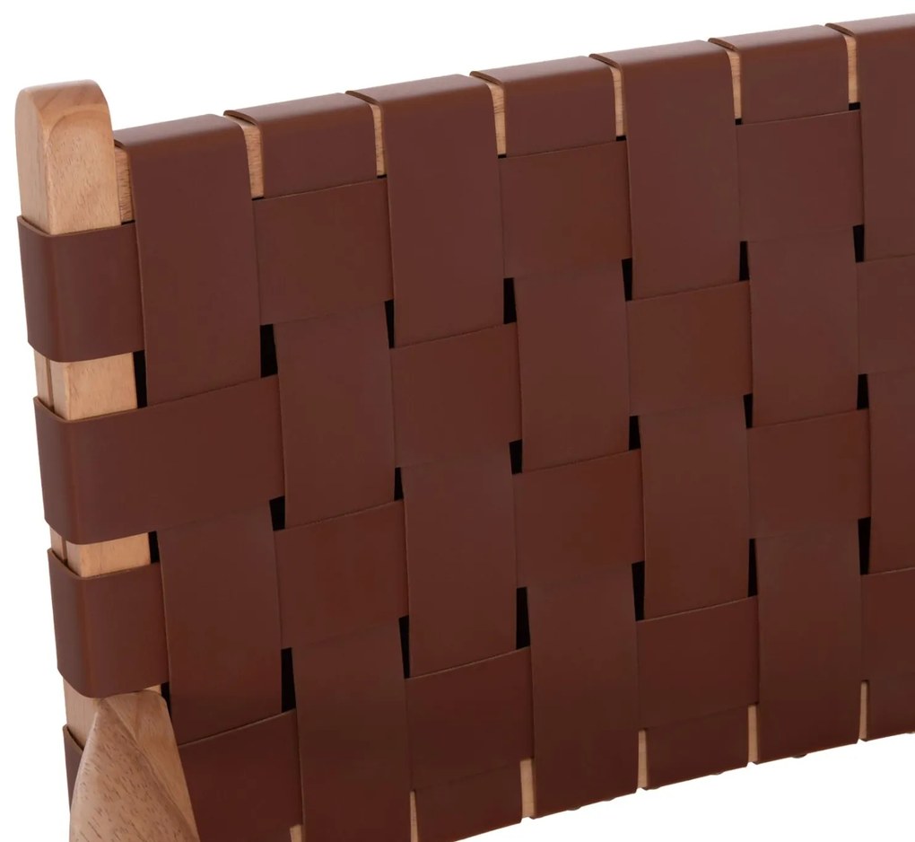 Καρέκλα Πολυθρόνα FELIPE με PU Καφέ &amp; ΤΟΟΝ Ξύλο 61x59x86Yεκ. 61x59x86 εκ.