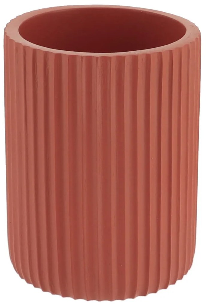 Ποτηροθήκη Μπάνιου (Φ7x9.5) T-D 61103125 Terracotta