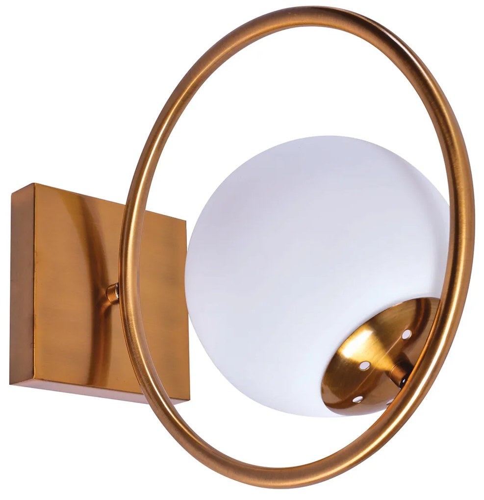 Φωτιστικό Τοίχου - Απλίκα SE 134-31A ATHEN WALL LAMP BRUSHED BRASS Γ3 - 51W - 100W - 77-3531